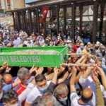 Arife &ouml;ğretmen, duvakla son yolculuğuna uğurlandı