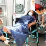Cinnet getiren koca eşini satırla doğramaya kalktı