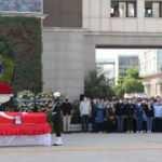 Şehit bek&ccedil;i i&ccedil;in İstanbul İl Emniyet M&uuml;d&uuml;rl&uuml;ğ&uuml;nde t&ouml;ren d&uuml;zenlendi