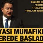 Siyasi m&uuml;nafıklık nerede başladı?