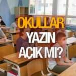 Okullar ne zaman kapanacak? MEB 2021 yılı çalışma takvimi! Yazın okullar açık olacak…
