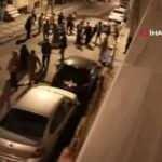 Husumetlisinin evine kurşun yağdırdı: Şahsın ka&ccedil;ma anları kameraya yansıdı