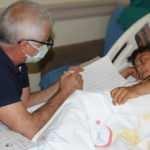 Sınıf öğretmeninden hastanede eğitim!