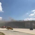 Atatürk Havalimanı uçak hangarında patlama