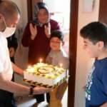 Şehidin oğluna doğum g&uuml;n&uuml; s&uuml;rprizi