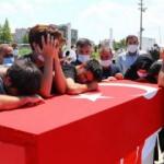 Şehit olan asker Tekirdağ'da son yolculuğuna uğurlandı