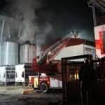 Biyoenerji fabrikasında yangın
