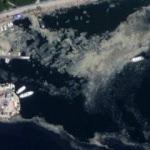 Uzaydan görüntülendi! Felaketin boyutunu gözler önüne serdi 