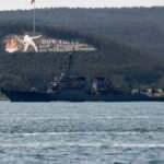 ABD savaş gemisi, Çanakkale Boğazı'ndan geçti 