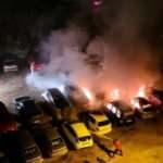 Mersin'de otellerin kullandığı otoparkta 12 araç cayır cayır yandı