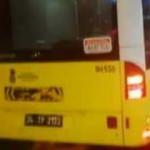 Metrob&uuml;ste yangın paniği