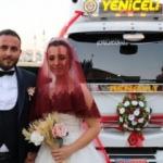 Tır şoförü gelin arabası olarak tırını kullandı! 