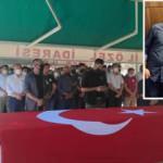Kazada ölen polis ve 5 yaşındaki oğlu, yan yana toprağa verildi