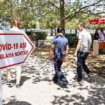 İzmir meydanlarında aşı noktaları! Vatandaşlar hem aşılarını oluyor hem bayramlaşıyor