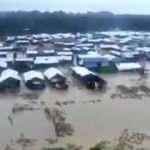 12 binden fazla Arakanlı M&uuml;sl&uuml;manın barınağı sele teslim oldu