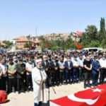 Aksaraylı şehide son veda