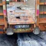 Erzurum&rsquo;da tırın &ccedil;ekicisi bir anda alev aldı   