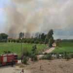 Hatay&rsquo;da korkutan sazlık yangını!