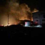 Kahramanmaraş'ta geri dönüşüm tesisinde yangın