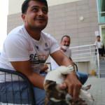 Manavgat’ta yangında kurtarıldı, ekiplerin moral kaynağı oldu