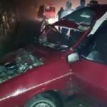 &Uuml;zerine taş d&uuml;şen otomobille duvara &ccedil;arptığı kazada &ouml;ld&uuml; 