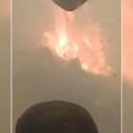 İtfaiye ekiplerinin alevler arasındaki m&uuml;cadelesi kameraya yansıdı