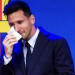 Lionel Messi g&ouml;zyaşlarını tutamadı!