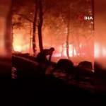 Korku filmlerini aratmadı! Alevlerin i&ccedil;inde kaldılar...