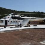 Yangınlar için kiralanan helikopter Eskişehir’de