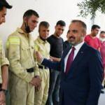 AK Parti Grup Başkanvekili Turan'dan ormanın kahramanlarına moral ziyareti