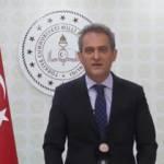 Son Dakika: Bakan Özer'den flaş yüz yüze eğitim açıklaması