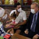 Erdoğan vatandaşlarla sohbet etti