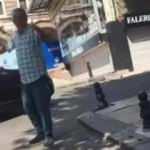 Fatih'te polis ekiplerinden 'değnek&ccedil;i'ye su&ccedil;&uuml;st&uuml;