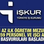 Türkiye İş Kurumu (İŞKUR) ile 66.359 personel ve işçi alımı sürüyor! Başvuru şartları neler?