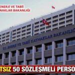 Enerji Bakanlığı KPSS şartsız 50 sözleşmeli personel alımı! Başvuru için yarın son gün