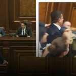 Ermenistan parlamentosunda Paşinyan'ın konuşması sırasında kavga çıktı
