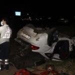 Manisa'da 4 kişinin hayatını kaybettiği kazanın g&ouml;r&uuml;nt&uuml;s&uuml; ortaya &ccedil;ıktı