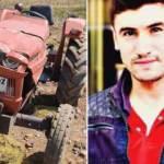 Takla atan traktörün sürücüsü öldü