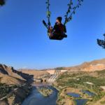 Elazığ'a Fırat Nehri ve Keban Barajı manzaralı salıncak
