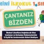 Gaziantep'te ilkokul 1'inci sınıf öğrencilerinin çantaları Büyükşehir'den!