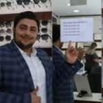 Mersin'de optikçiden aşı kampanyası! Aşı olana gözlüğe indirim yapıyor