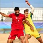 Plaj Futbolu Milli Takımı, Litvanya'ya 3-0 mağlup oldu
