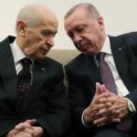 Se&ccedil;im barajı &ccedil;alışmaları sırasında Erdoğan ve Bah&ccedil;eli'nin verdiği ortak talimat