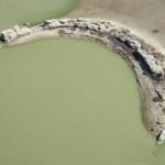 Sular &ccedil;ekildi, antik kent g&uuml;n y&uuml;z&uuml;ne &ccedil;ıktı