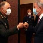 Bakan Akar, Azerbaycan Genelkurmay Başkanı ile g&ouml;r&uuml;şt&uuml;