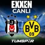 Beşiktaş Dortmund maçı canlı izle! Şampiyonlar Ligi Exxen BJK Dortmund maçı canlı skor takip