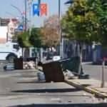 Diyarbakır'da elektrik ekibinin &ccedil;alışmasını engelleyen gruba polis m&uuml;dahalesi