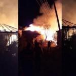 Yılanlı Köyü’nde yangın! 8 ev kül oldu