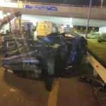Ankara’da aydınlatma direklerine bakım yapan işçilere araba çarptı: 1 ölü, 3 yaralı