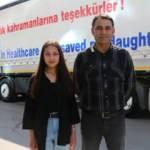 Lösemi hastası kızını iyileştiren sağlık çalışanlarına böyle teşekkür etti
